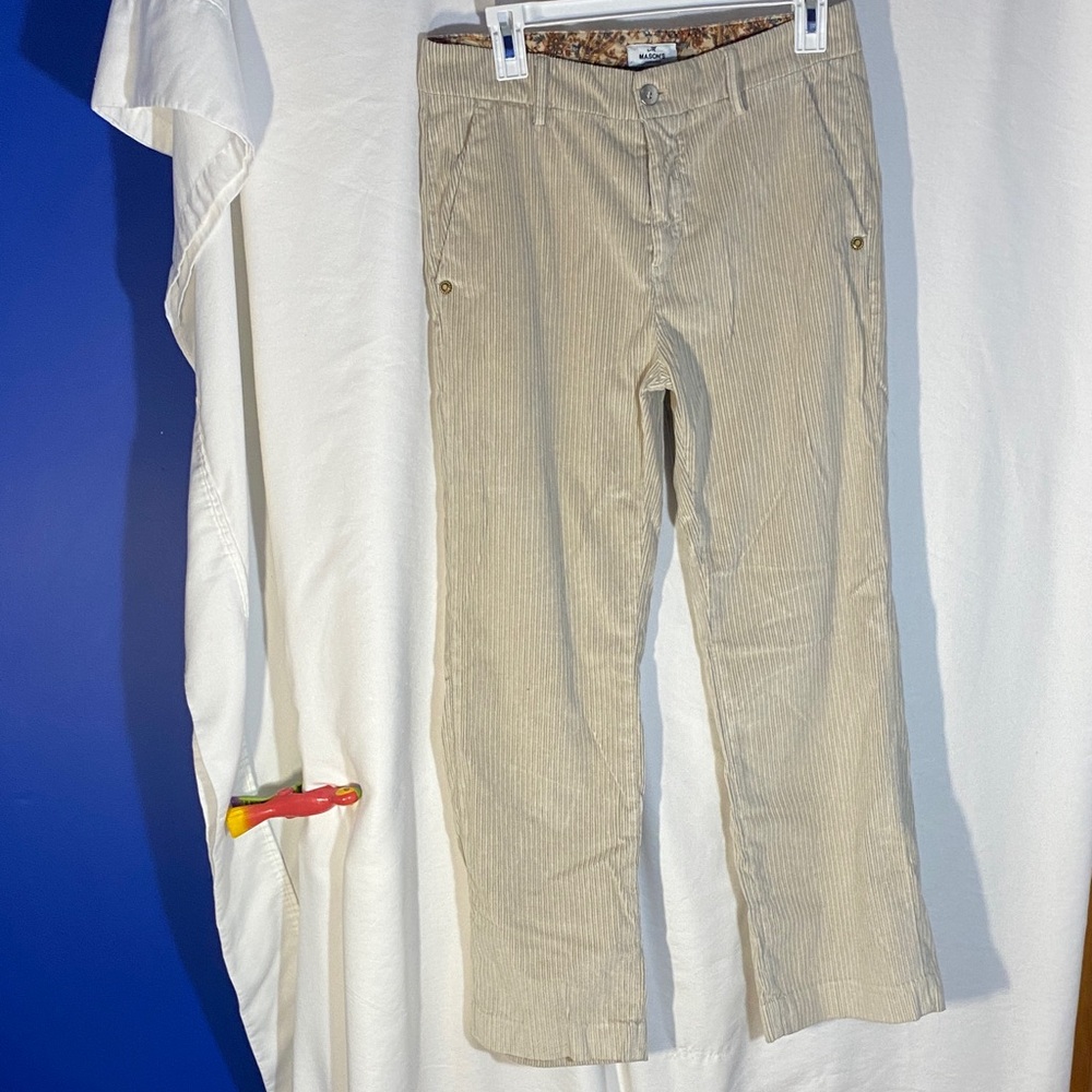 Mason's Forte dei Marmi Women's Corduroy Cropped Flared Pants Size 42